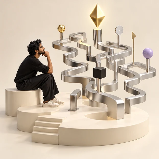 STAGE 01 / IDEATION concept illustration